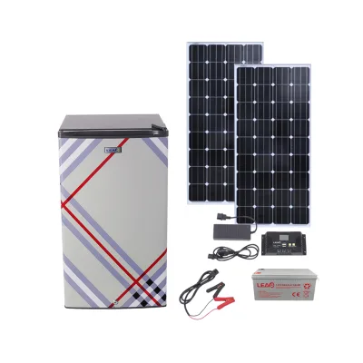 DC12V/24V 10L Freezer and 80L Cooling 48W Solar Powered Fridge for Household and Outdoor