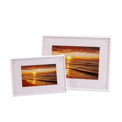 Clear Acrylic Desk Picture Poster Frame Photo Stand Holder with Screw Acrylic Frames