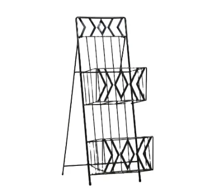 High-Grade aluminum acrylic newspaper rack for office home magazine rack brochure holder