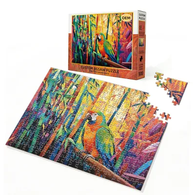 OEM Custom 1000-Piece Paper Jigsaw Puzzle-DIY Educational Toy SFT Brand