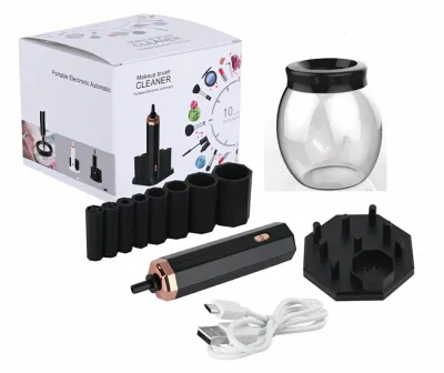 Hot Sale Electric Makeup Brush Cleaner Dryer Machine with Silicone Cleaning Function