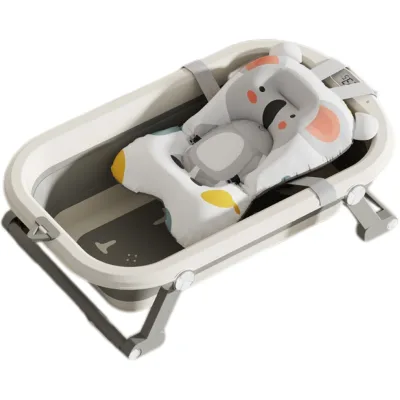 Hot Selling Portable Foldable Standing Baby Bathtub, Children's Bathtub Set, Plastic Foldable with Temperature