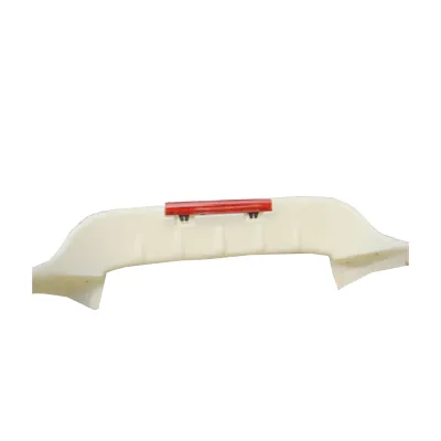 Unpainted ABS Rear Roof Spoiler With LED Brake Stop Light for Wuling Zhi Guang 6371 6376 6400 Bolt-on Van Rear Tuning Wing