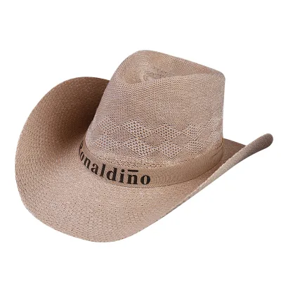 Custom Men Western Knitting Solid Color Cowboy Hats for Adult