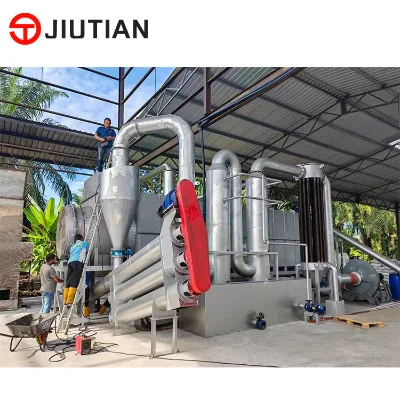 Hot Sale Industrial Smokeless Charcoal Kiln Continuous Rotary Carbonization Furnace