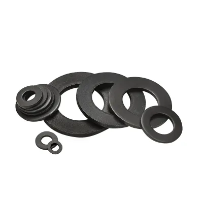 China Factory Professional Wholesale Hardware MS DIN125 Flat Washer Black Plain Carbon Steel Ring Gasket