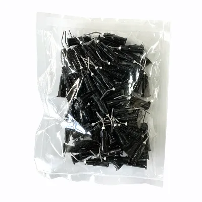Disposable Flushing Endodontic Irrigation Blunt Prebent Dental Needle Tip 18g 20g 23g 25g