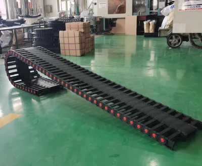 Fiber Laser Machine Parts New Flexible Nylon Chain Cable Drag Chain CNC Wire Protection Cable Carrier