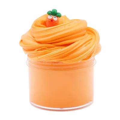Two-Color Mixed Slime Mucilage Suit for DIY 70ml Non-Toxic Glue Supplies Foam Sponge Mud Toy for Boys Girls Ice Cream Style