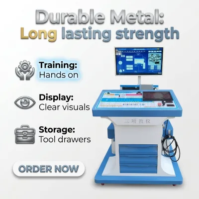Sanxiang Factory-Direct Educational Equipment New Energy Vehicle Heat Pump Air Conditioning System Training Bench Metal
