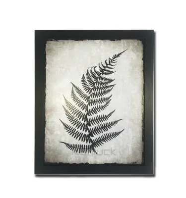 Distressed Vintage Art Picture With Gel Coating or Sanded Finished No Glass Front