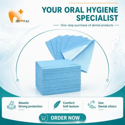 Oral Lace-Up Scarf Dental Bib Drool Pad Waterproof and Dirt-Proof Disposable Lace-Up Towel Manual/Machinery Power Source