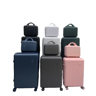 Factory Wholesale Large-sized Aluminum Alloy Luggage Customized PP & PC with Spinner Caster for Long-Distance Travel