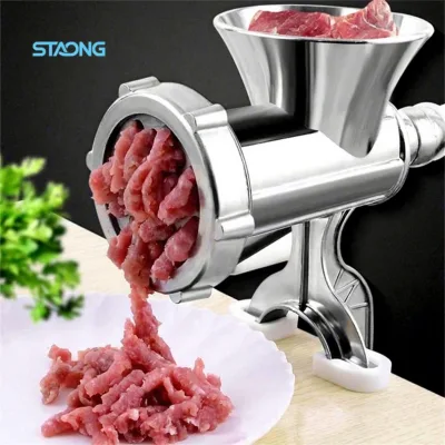 Stainless Steel Handheld Sausage Noodle Dish Crank Household Kitchen Hand Crank Meat Mincer Kitchen Tool Kitchen Meat Grinder