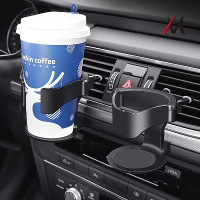 Adjustable Size Multi-Function Car Air Vent Cup Bottle Organizer Popular ABS Interior Accessory for Vehicle