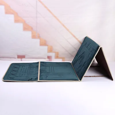 Hot Selling Fashion Islamic Foldable Prayer Rug Travel Muslim Wholesale Prayer Mat With Backrest