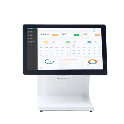 15.6" Order Touch Screen POS System Both Standing Desktop Self Pay Machine
