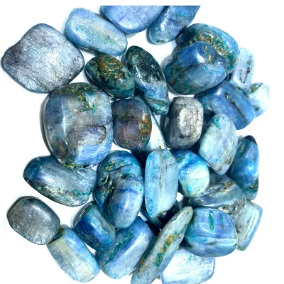 Wholesale Bulk Natural Crystal Blue Kyanite Tumbled Stone