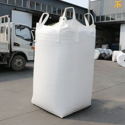 Hot Sale Jumbo Big Bag 500kg 1000kg 1200kg 1.5 Ton 2 Ton Grain Seed Flour Salt Sugar FIBC Ton Bags Bulk Bag