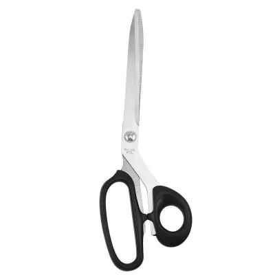 Customizable HB Brand Large Plastic Handle Stainless Steel Industrial Tailor Scissors Smooth Edge Household Sewing Shear 3-Year