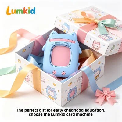 Lumkid Unique Flash Card Learning Machine Educational Teaching Toys Toddlers 2-4 Years Montessori Inspired Gift Lithium Battery