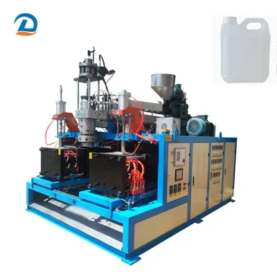 High-Speed Automatic PET Bottle Can Drum Blow Molding Machine for PVC and PE Plastic with Essential Pump and Motor Components