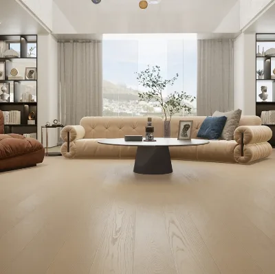 Best Selling Engineered Oak Flooring Modern Brushed Design Sueltos De Roble Blanco for Living Room in Brazil