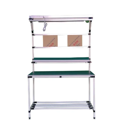 Customized Industrial PE Coated Lean Tube Worktable for Factory