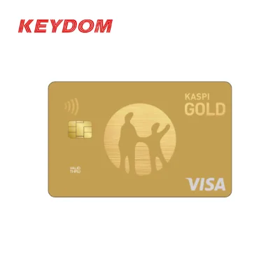 Custom logo 13.56mhz Frequency Credit Card Luxury Business Visa Card With Embossed Numbers and Chip