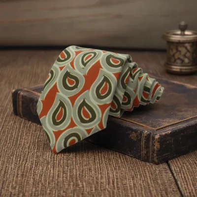 Digital Printed Polyester Wholesale Mens Neckties Cravat Tie Paisley Neckti Factory