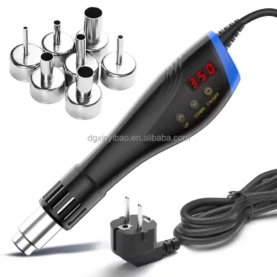 2024 Newly Upgraded Product 220V 600W Hot Air Gun Soldering Iron Mini HD Digital Repair Tools Soldering Gun