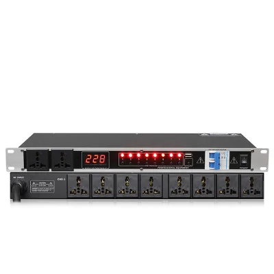 Professional 10000w 10 Channel Power Sequencer Controller with Screen
