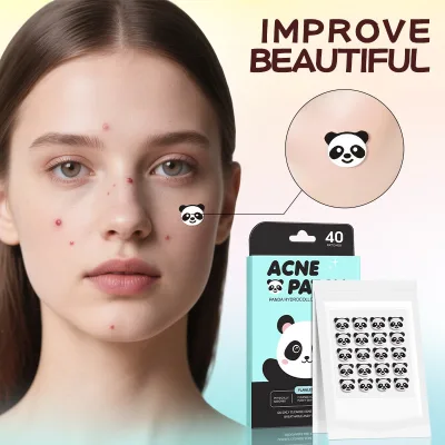 Cartoon Acne Paste Cute Panda Style Acne Patch Isolation Makeup Adsorption Pus Hydrocolloid Acne