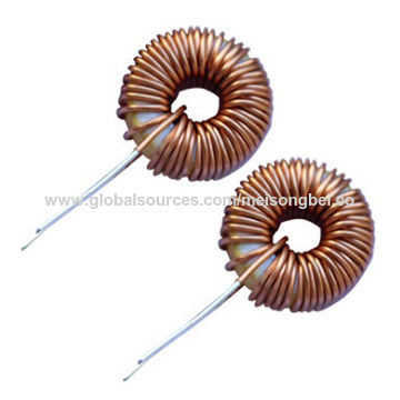 Toroidal power inductor used on PCB/through hole inductor
