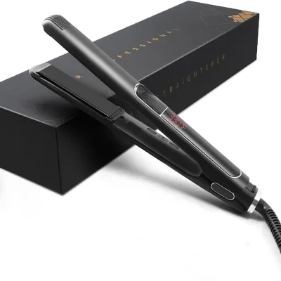 Professional Hair Straightener 450 Degree Wholesale Ceramic Ionic Flat Iron Custom Logo Hair Straightener