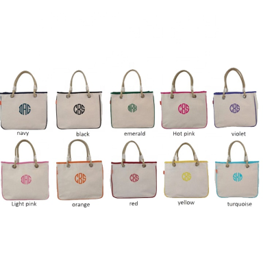 New Arrival Fashion Canvas Tote Bag High Quality Monogram Women's Tote Bags Daily Storage Capacity Bags