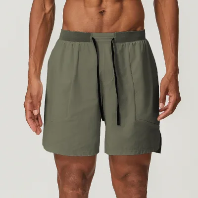 Skin-friendly Breathable Quick-Dry Mid Waist Nylon Polyamide Mens Running Tennis Casual Outdoor City Walking Shorts