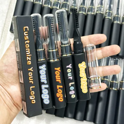 Wholesale Professional Eyebrow Eyelash Styling Gel Smudge Proof Waterproof with Dual End Brush OEM