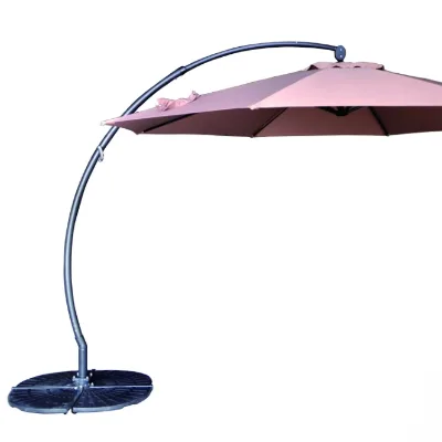 New commercial style aluminium beach parasol 3x3M
