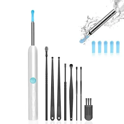 High Quality Micro-Scooped Internal Otoscope Ear Cleaner Camera Water-Resistant Safe Visual Security for Ear Wax Removal