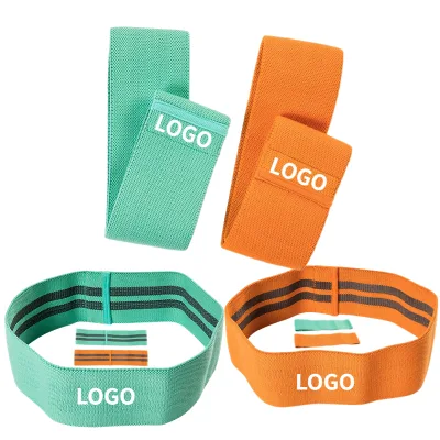 High Elastic Eco Friendly Resistance Exercise Woven Custom Booty Band With My Logo, Circle Hip Band
