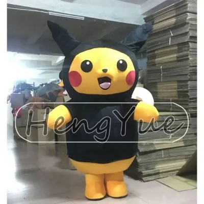 Hot Selling  Pikachu Mascot Costume, Cartoon Mascot Clothing Advertising Party Active