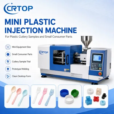 Crtop Mini Plastic Injection Machine for Color Chip Samples with Polymer Material Screening and Lab Evaluation