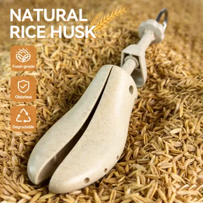 Adjustable for Men and Women Shoe Tree, Eco-friendly Cross-border Bestseller. Biodegradable Rice Husk Plastic Shoe Stretcher