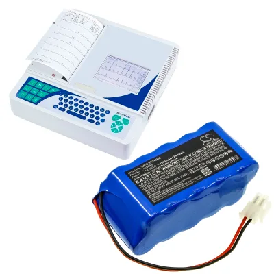 Battery forCardioline ECG AR2100 View,  ECG 200S,  Cardiette ECG Recorder AR1200 view, 110699 , 110785,  GP220AAH10WMXZ
