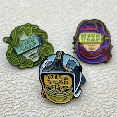 Custom Lapel Pins Die Casting Customized Enamel Pins Soft Enamel Rubber Clutches Hard Enamel Type for Lapel Pins