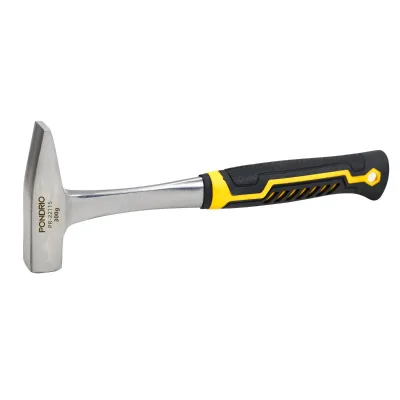 Heavy Duty Forged Steel One Piece Machinist Hammer Cross Peen Striking Hand Tool with Rubber Grip for Metal Workshop