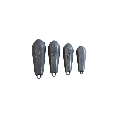 Hexagonal Cast Iron Fishing Sinker with Swivel Eyelet, Lead-Free Rustproof Iron Weight for Saltwater Freshwater Angling