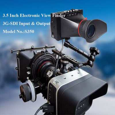 Newly Design 3.5" 800x480 SDI Electronic View Finder for Cinema and Broadcasting S350