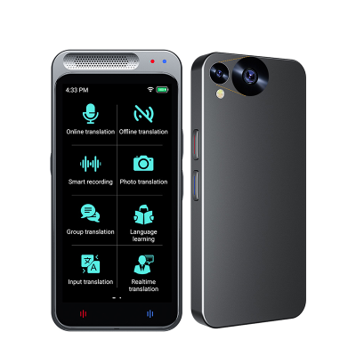 New Arrival Ai Intelligent Voice Translator 138 Languages Simultaneous Translation 4.1 Inch Photo Translation